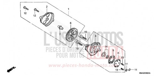 POMPE A HUILE XR100RX de 1999